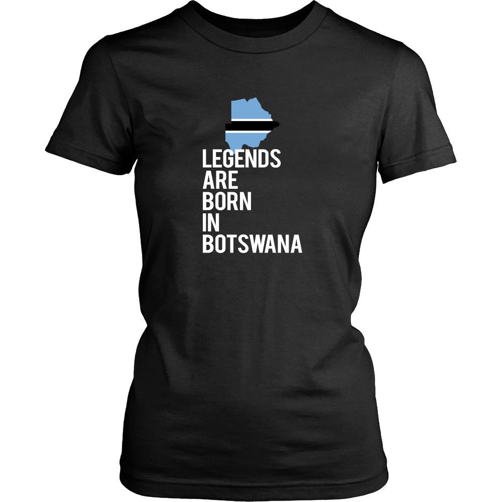 Botswana Shirt - Legends are born in Botswana - National Heritage Gift-T-shirt-Teelime | shirts-hoodies-mugs