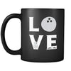 Bowling - LOVE Bowling - 11oz Black Mug-Drinkware-Teelime | shirts-hoodies-mugs