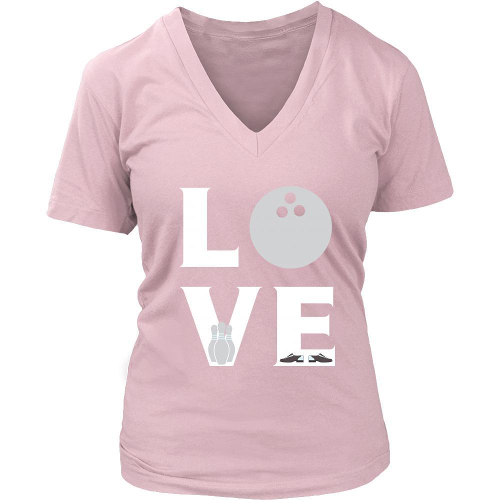Bowling - LOVE Bowling - Bowl Hobby Shirt-T-shirt-Teelime | shirts-hoodies-mugs