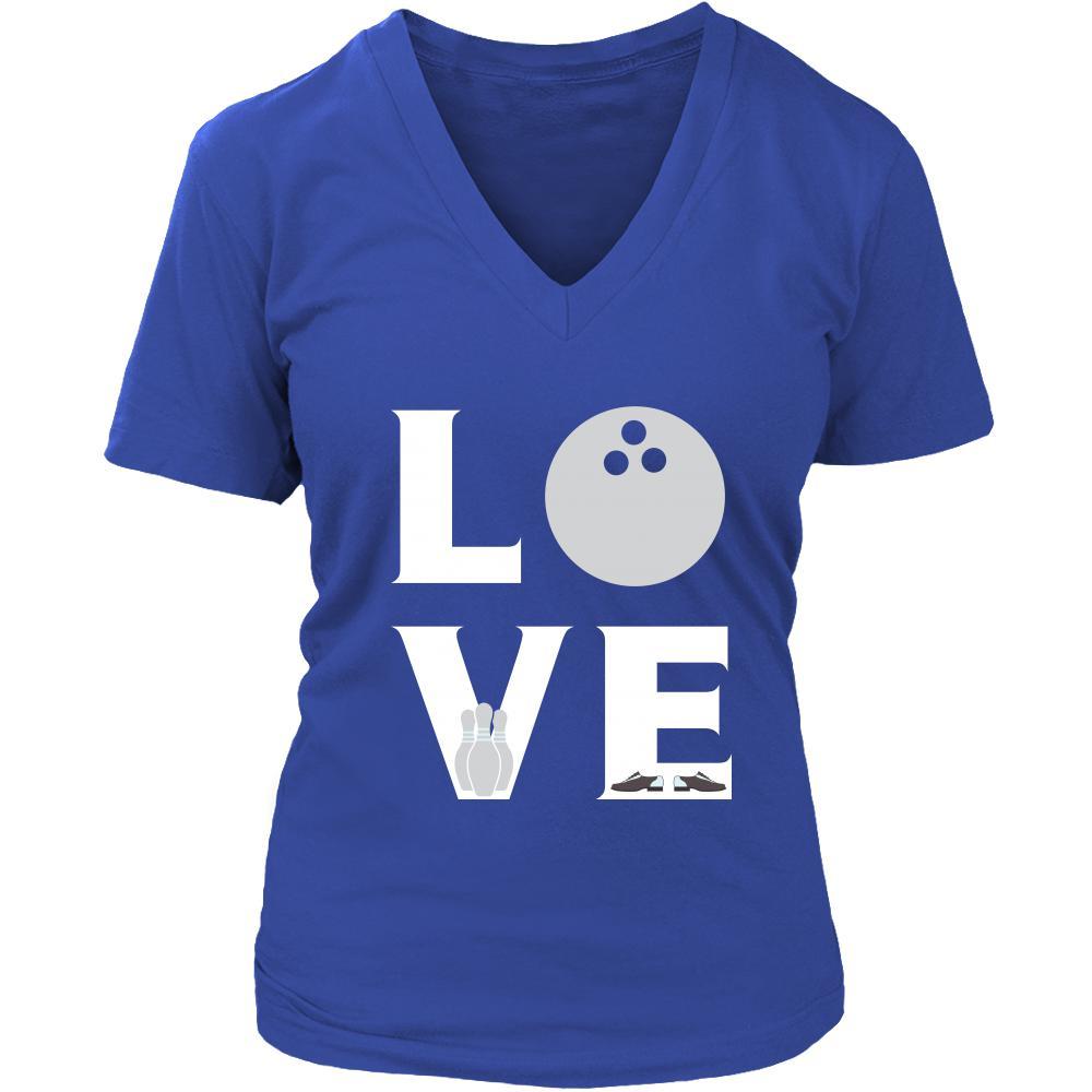 Bowling - LOVE Bowling - Bowl Hobby Shirt-T-shirt-Teelime | shirts-hoodies-mugs