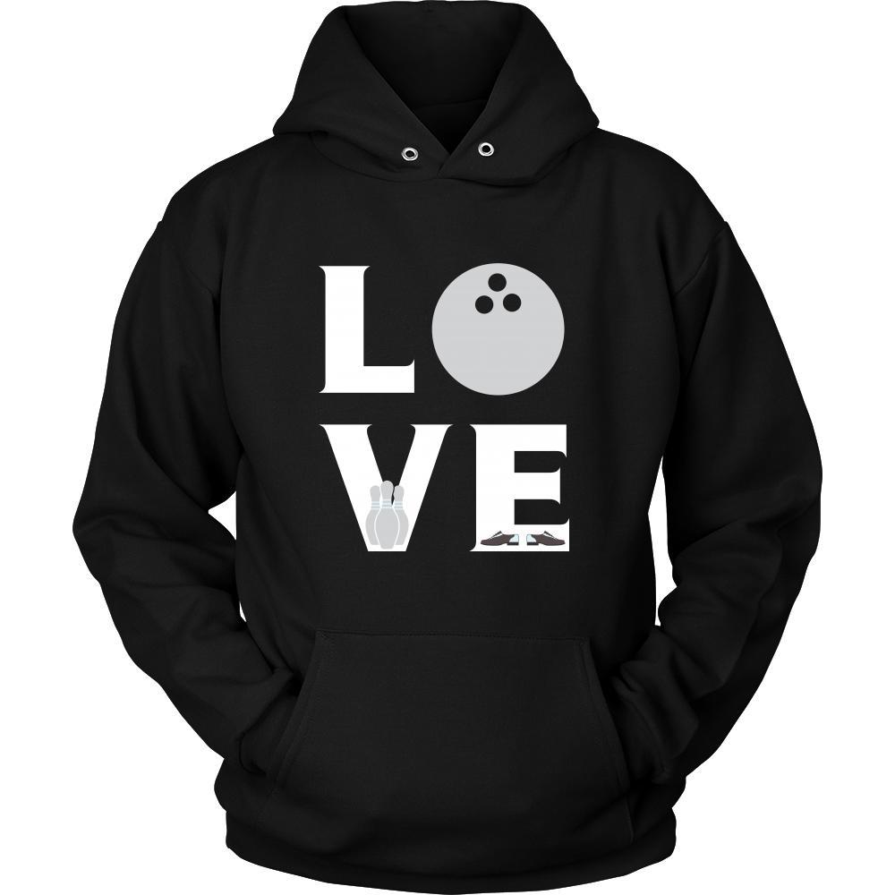 Bowling - LOVE Bowling - Bowl Hobby Shirt-T-shirt-Teelime | shirts-hoodies-mugs