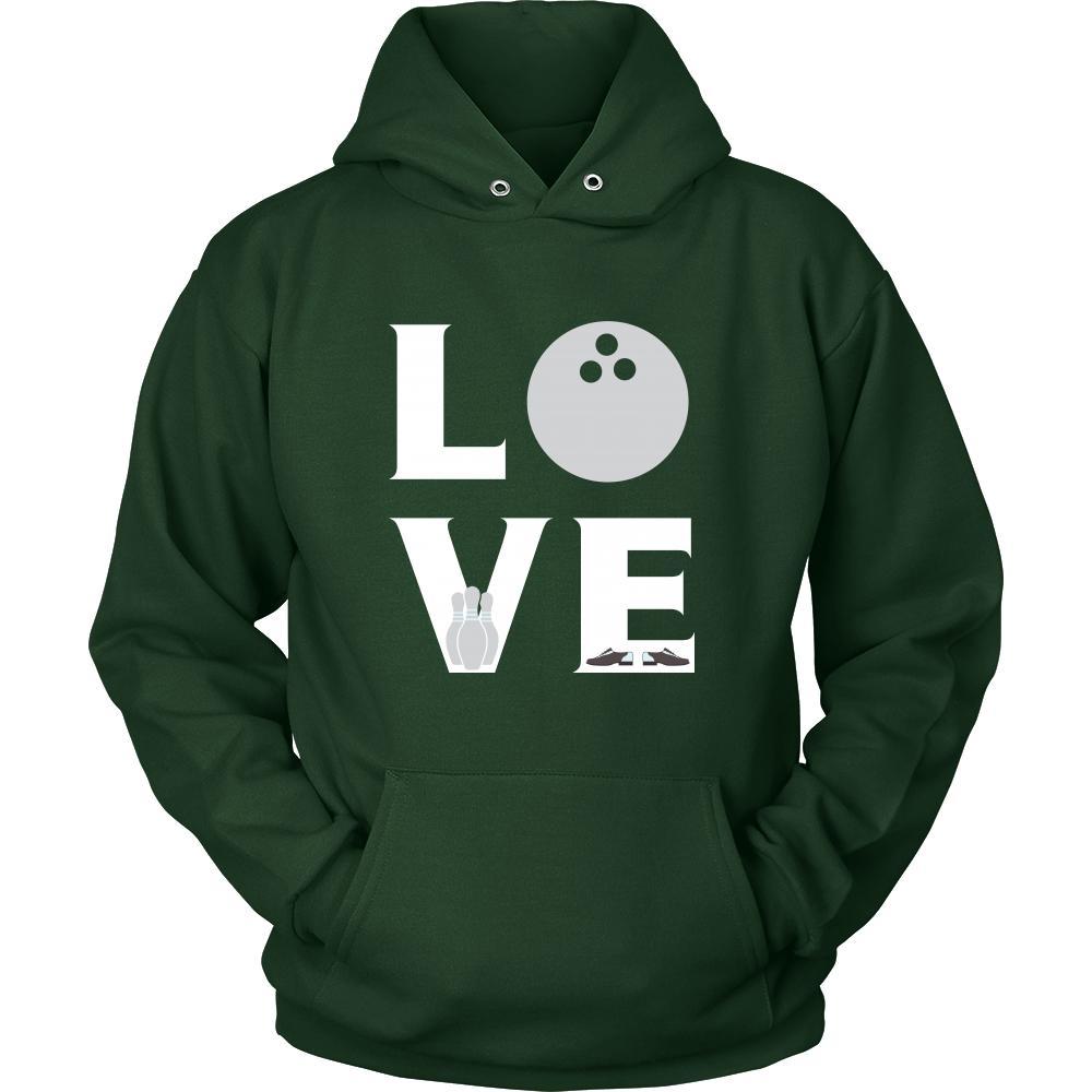 Bowling - LOVE Bowling - Bowl Hobby Shirt-T-shirt-Teelime | shirts-hoodies-mugs