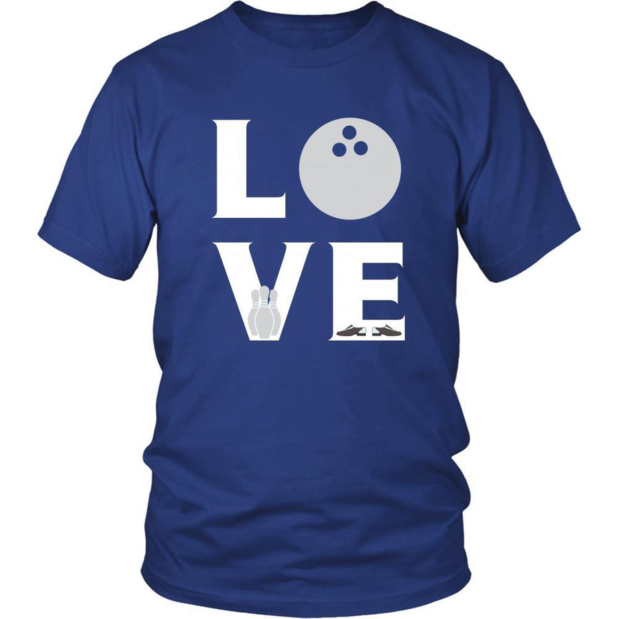 Bowling - LOVE Bowling - Bowl Hobby Shirt-T-shirt-Teelime | shirts-hoodies-mugs