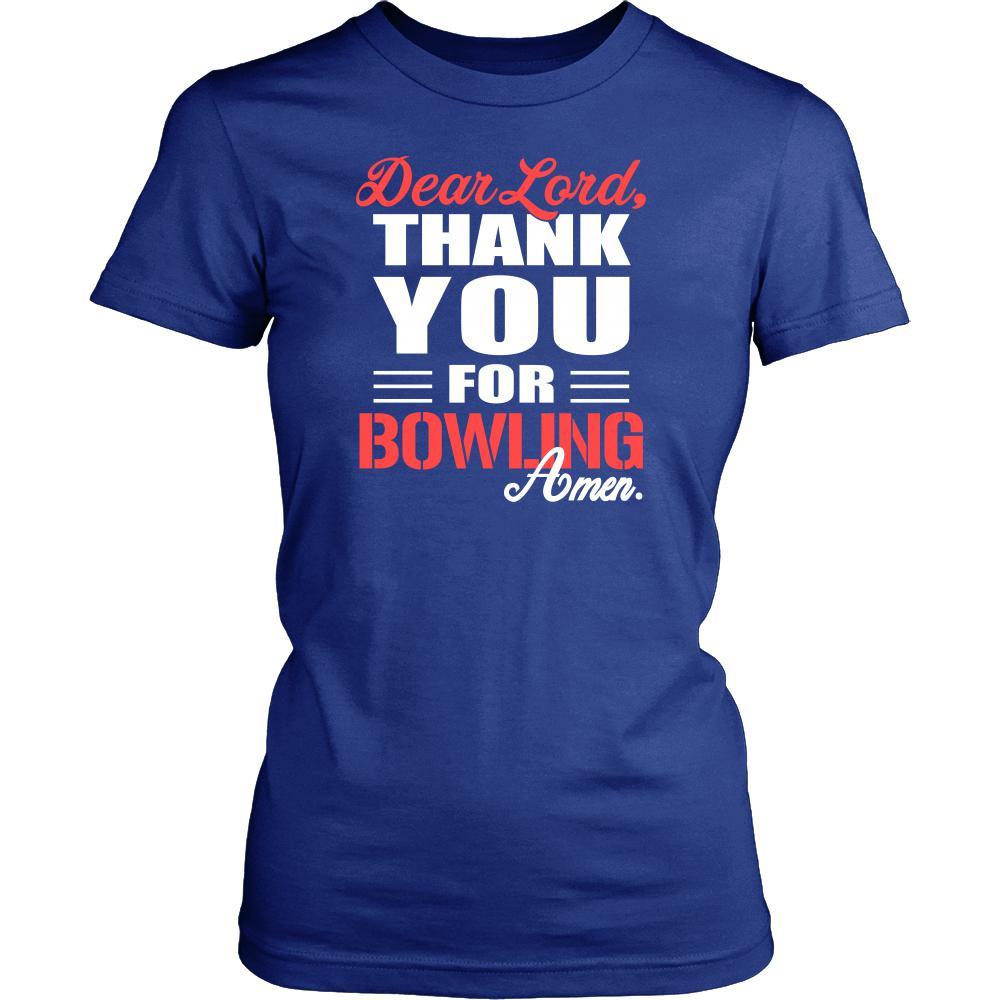 Bowling Shirt - Dear Lord, thank you for Bowling Amen- Hobby-T-shirt-Teelime | shirts-hoodies-mugs