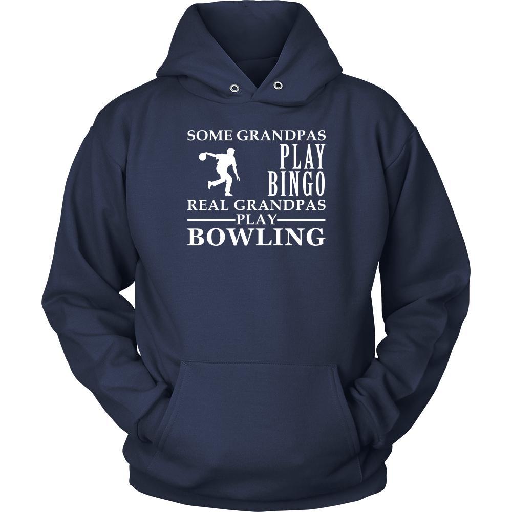 Bowling Shirt Some Grandpas play bingo, real Grandpas go Bowling Family Hobby-T-shirt-Teelime | shirts-hoodies-mugs