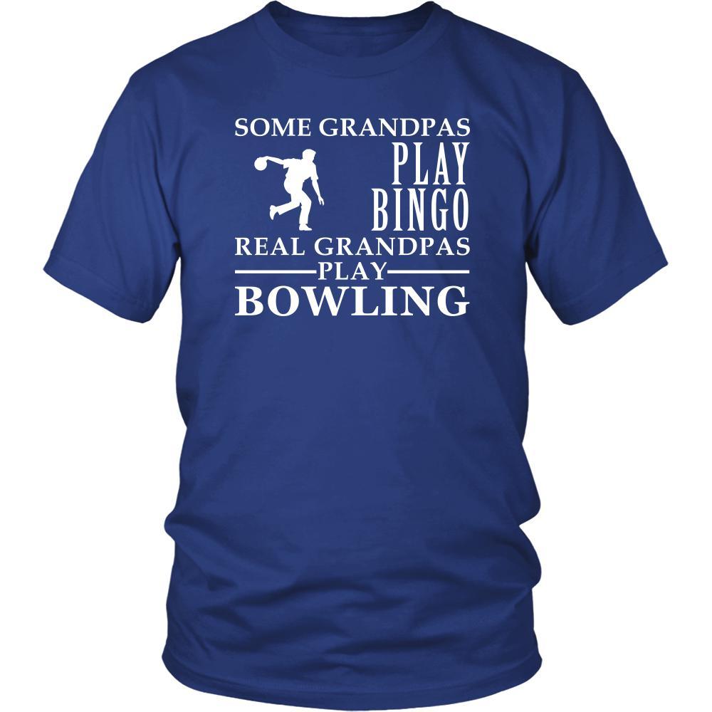 Bowling Shirt Some Grandpas play bingo, real Grandpas go Bowling Family Hobby-T-shirt-Teelime | shirts-hoodies-mugs