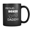 Boxer Proud Boxer Daddy 11oz Black Mug-Drinkware-Teelime | shirts-hoodies-mugs