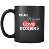 Boxer Real Women Love Boxers 11oz Black Mug-Drinkware-Teelime | shirts-hoodies-mugs