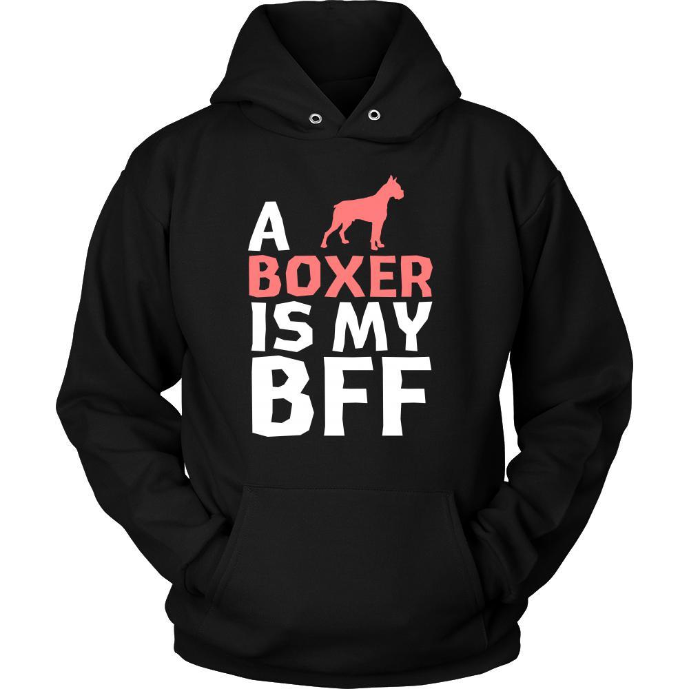 Boxer Shirt - a Boxer is my bff- Dog Lover Gift-T-shirt-Teelime | shirts-hoodies-mugs