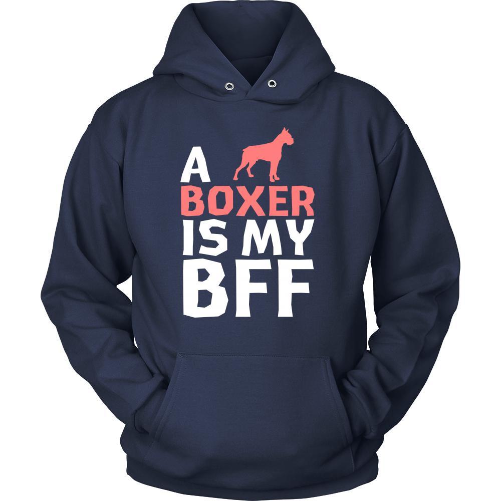 Boxer Shirt - a Boxer is my bff- Dog Lover Gift-T-shirt-Teelime | shirts-hoodies-mugs
