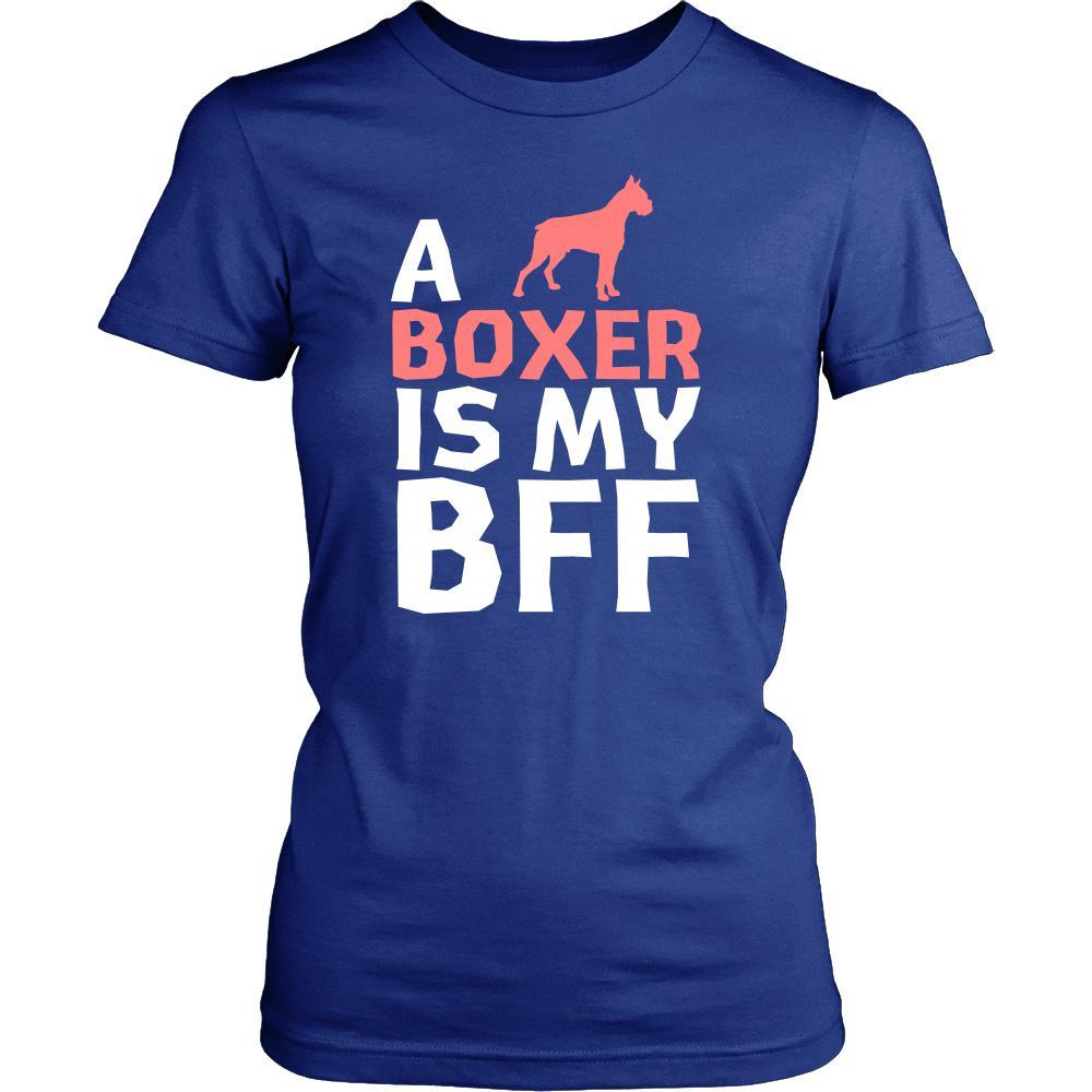 Boxer Shirt - a Boxer is my bff- Dog Lover Gift-T-shirt-Teelime | shirts-hoodies-mugs