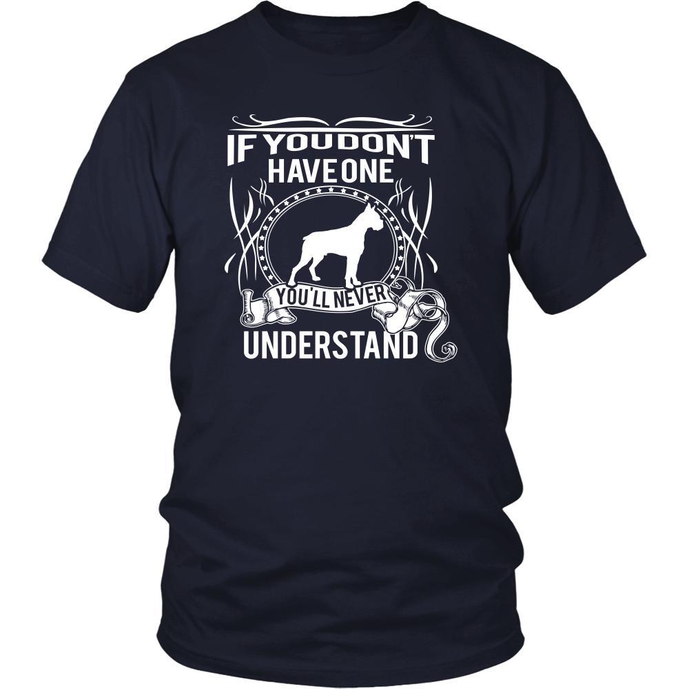 Boxer Shirt - If you don't have one you'll never understand- Dog Lover Gift-T-shirt-Teelime | shirts-hoodies-mugs