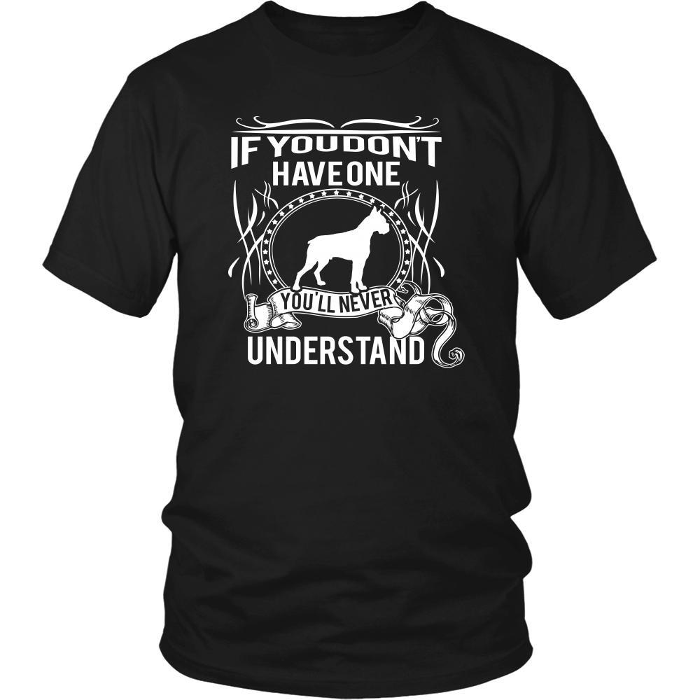 Boxer Shirt - If you don't have one you'll never understand- Dog Lover Gift-T-shirt-Teelime | shirts-hoodies-mugs