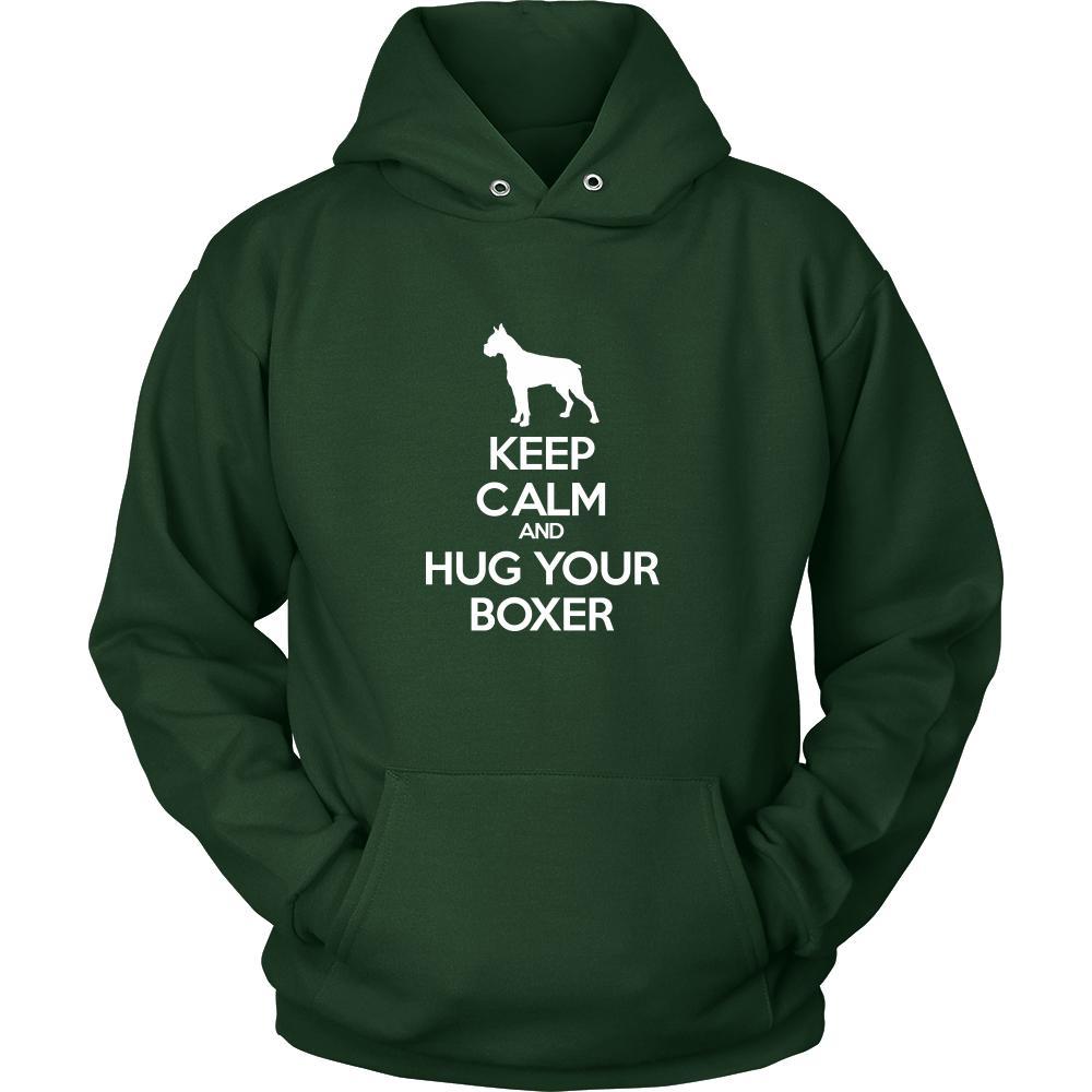 Boxer Shirt - Keep Calm and Hug Your Boxer- Dog Lover Gift Gift-T-shirt-Teelime | shirts-hoodies-mugs