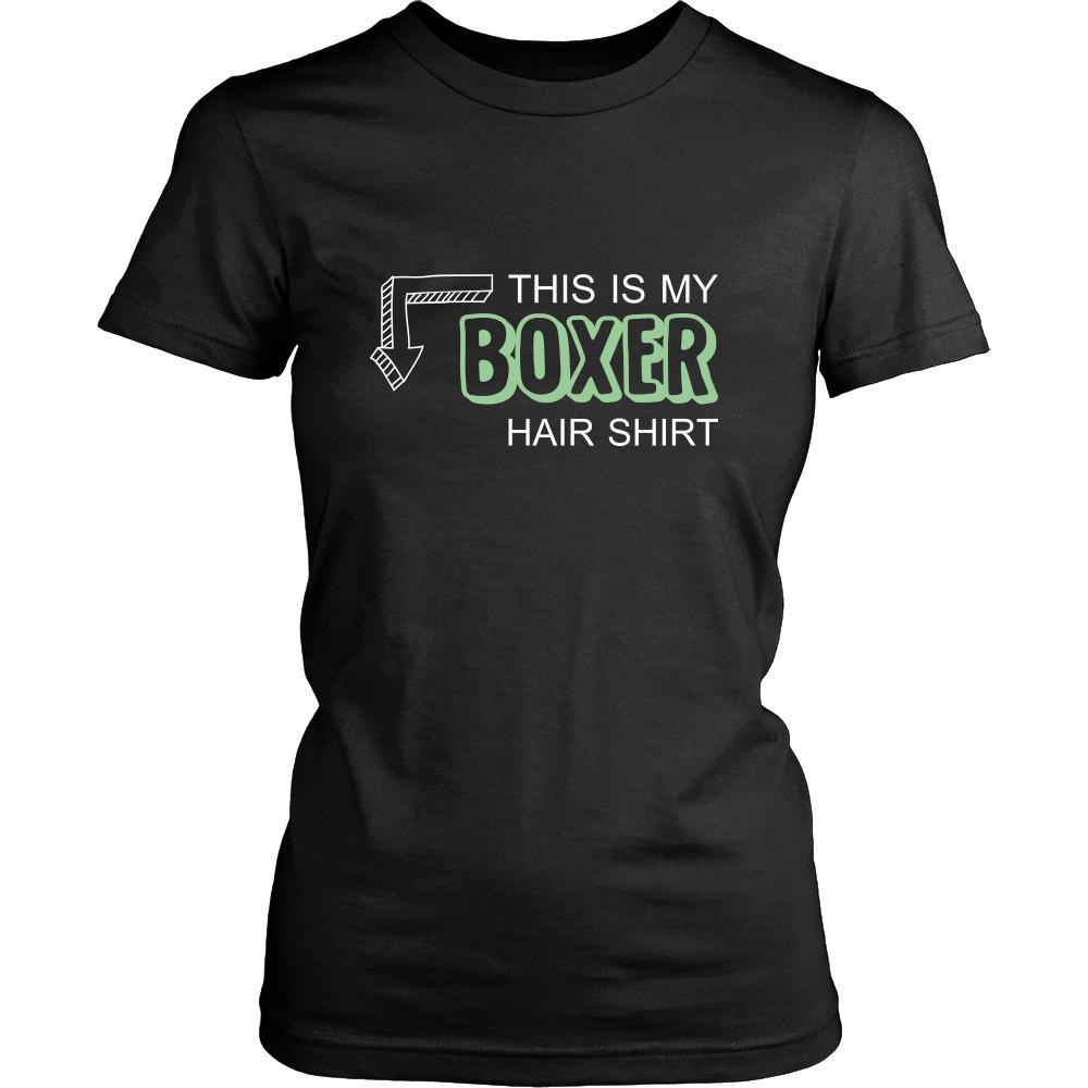 Boxer Shirt - This is my Boxer hair shirt - Dog Lover Gift-T-shirt-Teelime | shirts-hoodies-mugs
