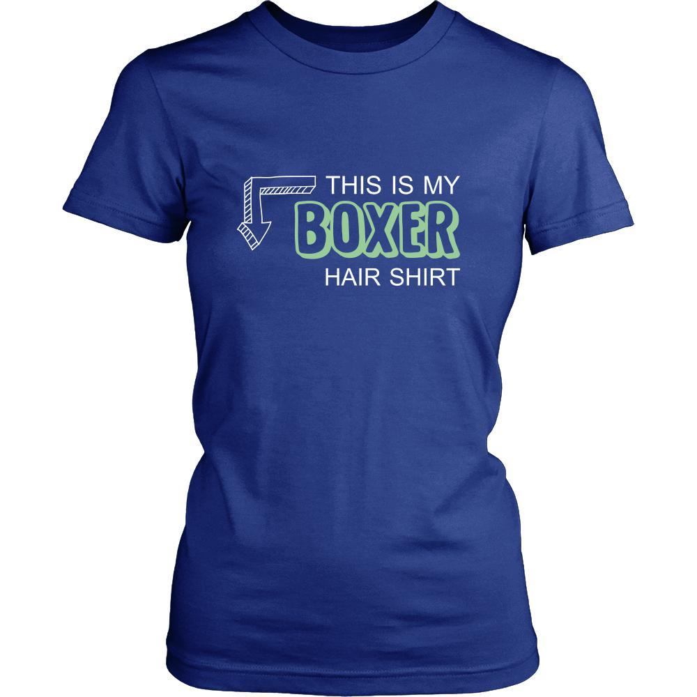 Boxer Shirt - This is my Boxer hair shirt - Dog Lover Gift-T-shirt-Teelime | shirts-hoodies-mugs