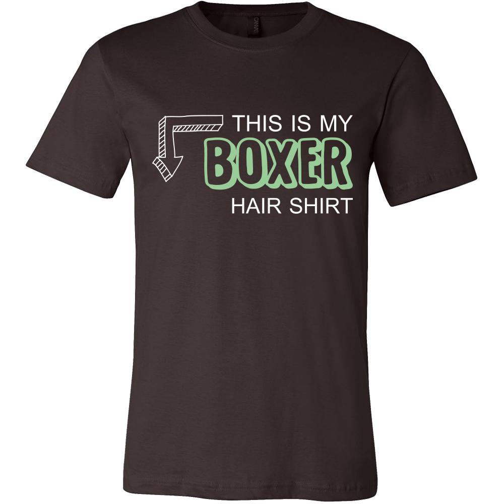Boxer Shirt - This is my Boxer hair shirt - Dog Lover Gift-T-shirt-Teelime | shirts-hoodies-mugs