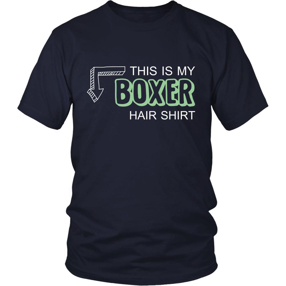 Boxer Shirt - This is my Boxer hair shirt - Dog Lover Gift-T-shirt-Teelime | shirts-hoodies-mugs