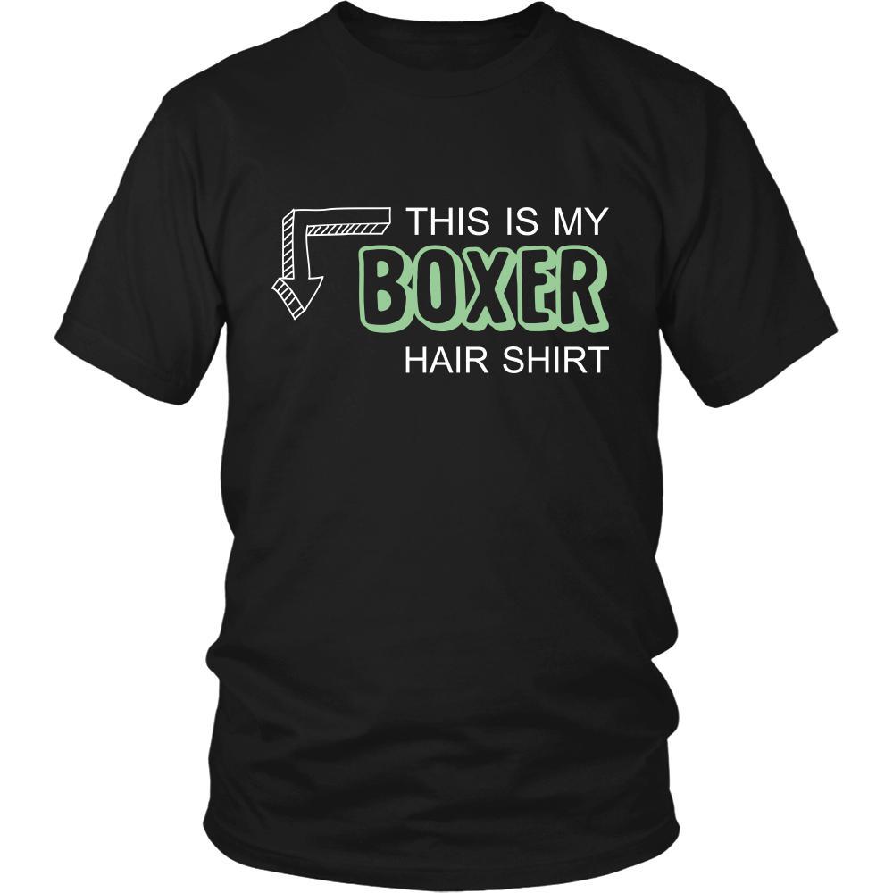 Boxer Shirt - This is my Boxer hair shirt - Dog Lover Gift-T-shirt-Teelime | shirts-hoodies-mugs