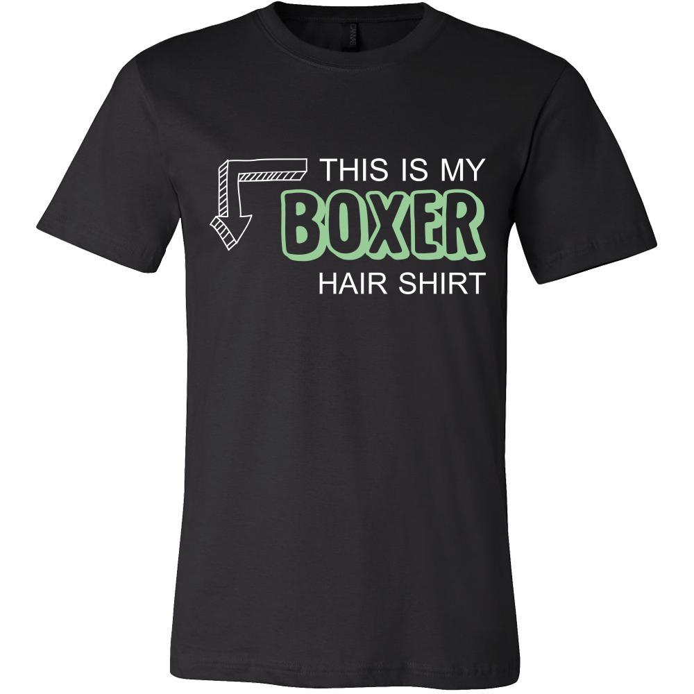 Boxer Shirt - This is my Boxer hair shirt - Dog Lover Gift-T-shirt-Teelime | shirts-hoodies-mugs