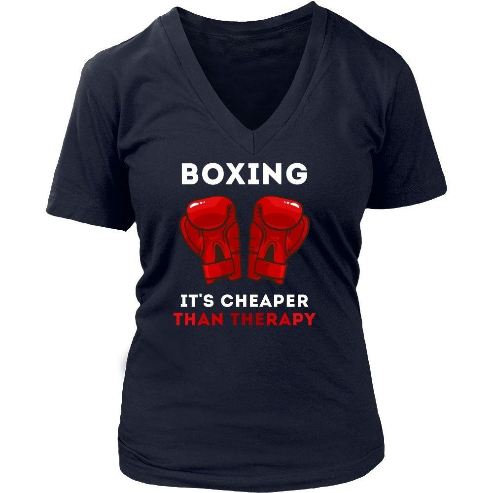 Boxer T Shirt - Boxing It's cheaper than Therapy-T-shirt-Teelime | shirts-hoodies-mugs