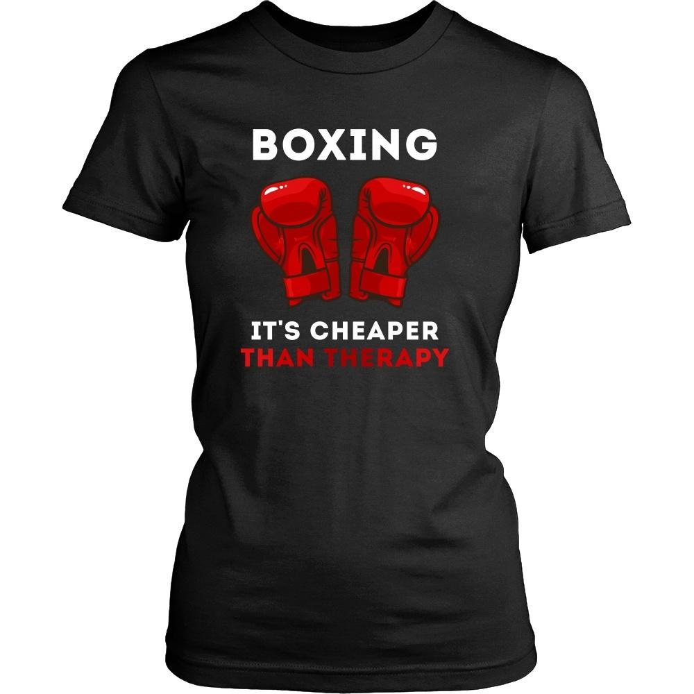 Boxer T Shirt - Boxing It's cheaper than Therapy-T-shirt-Teelime | shirts-hoodies-mugs