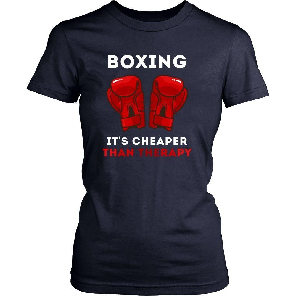 Boxer T Shirt - Boxing It's cheaper than Therapy-T-shirt-Teelime | shirts-hoodies-mugs