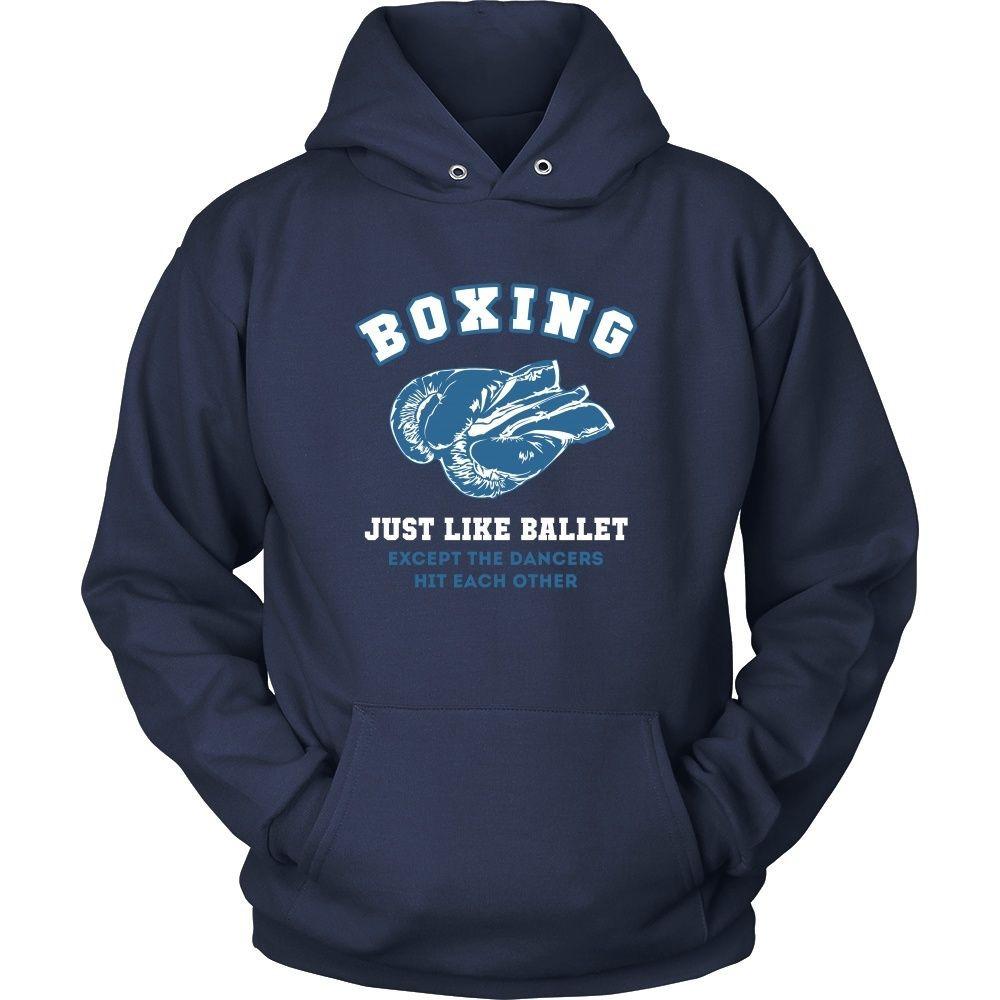Boxer T Shirt - Boxing just like ballet except the dancers hit each other-T-shirt-Teelime | shirts-hoodies-mugs