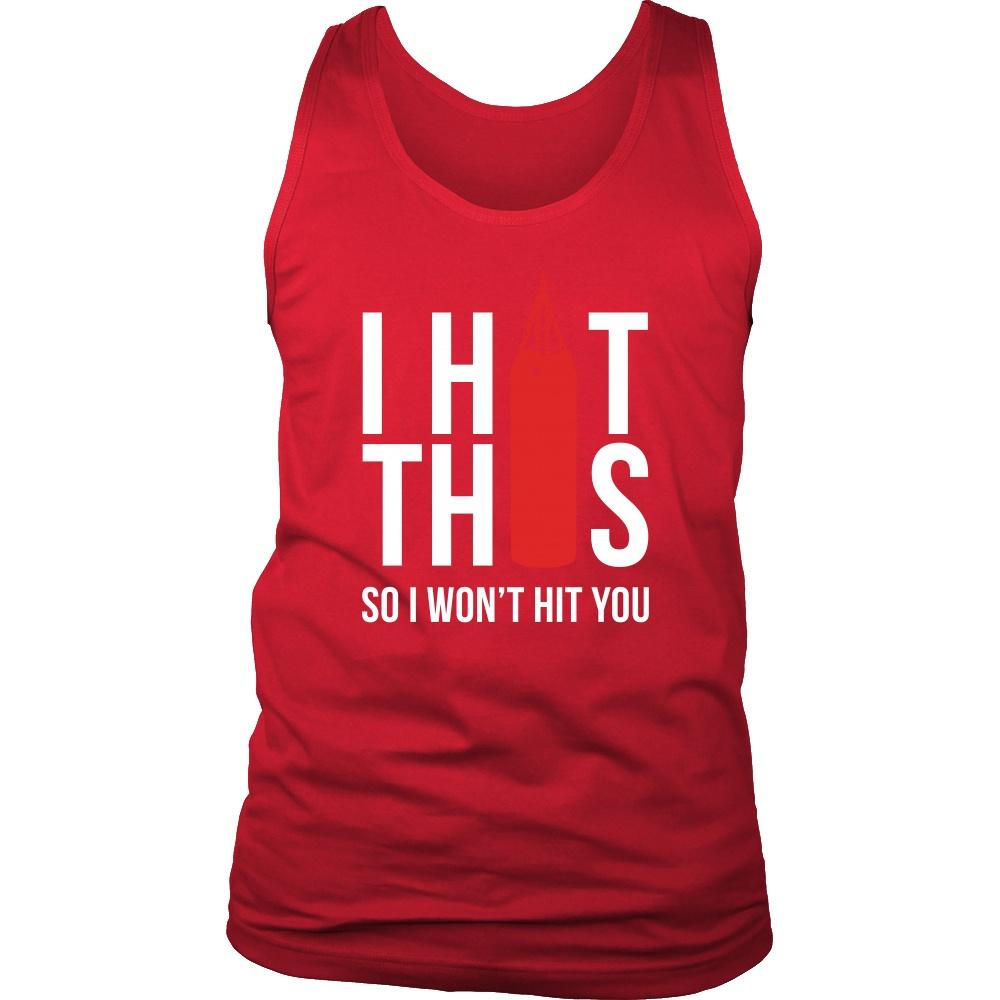 Boxer Tank Top - Boxing I hit Punching Bag So I won't hit you-T-shirt-Teelime | shirts-hoodies-mugs