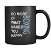 Boxing Cup - Do more of what makes you happy Boxing Sport Gift, 11 oz Black Mug-Drinkware-Teelime | shirts-hoodies-mugs