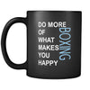 Boxing Cup - Do more of what makes you happy Boxing Sport Gift, 11 oz Black Mug-Drinkware-Teelime | shirts-hoodies-mugs