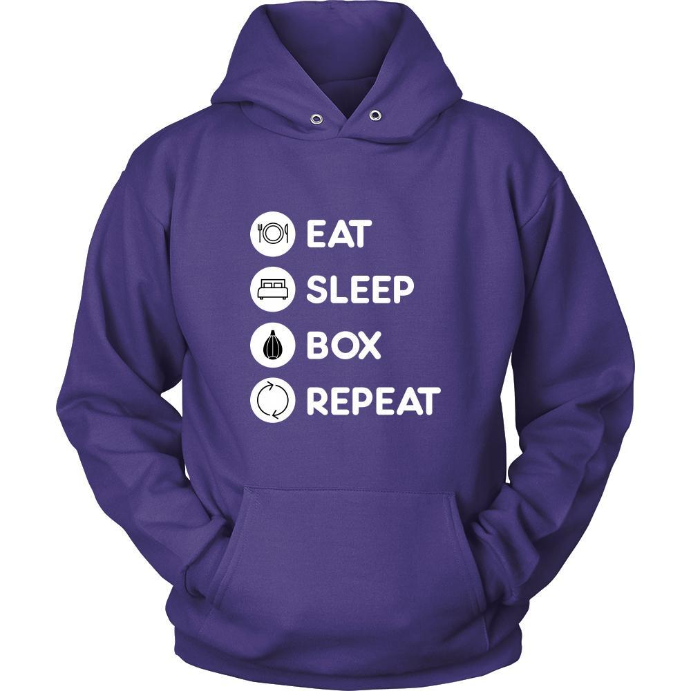 Boxing - Eat Sleep Boxing Repeat - Boxer Sport Shirt-T-shirt-Teelime | shirts-hoodies-mugs