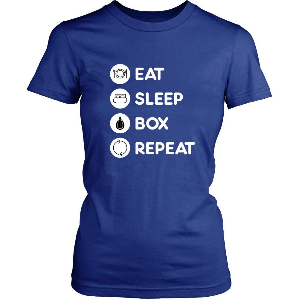 Boxing - Eat Sleep Boxing Repeat - Boxer Sport Shirt-T-shirt-Teelime | shirts-hoodies-mugs