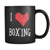 Boxing I Love Boxing 11oz Black Mug-Drinkware-Teelime | shirts-hoodies-mugs