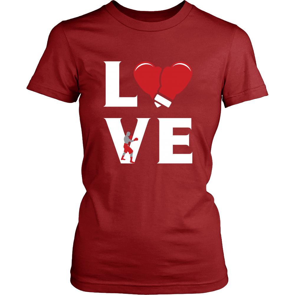Boxing - LOVE Boxing - Sport Box Player Shirt-T-shirt-Teelime | shirts-hoodies-mugs