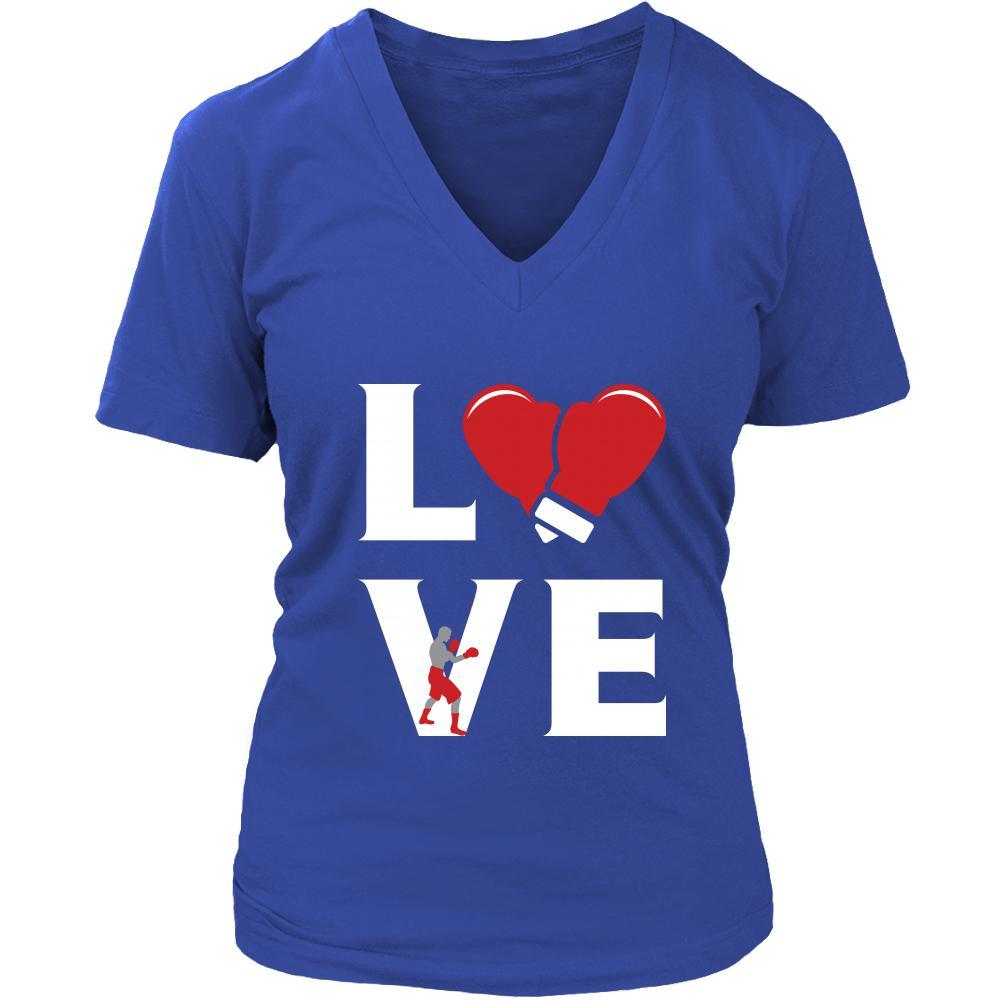 Boxing - LOVE Boxing - Sport Box Player Shirt-T-shirt-Teelime | shirts-hoodies-mugs