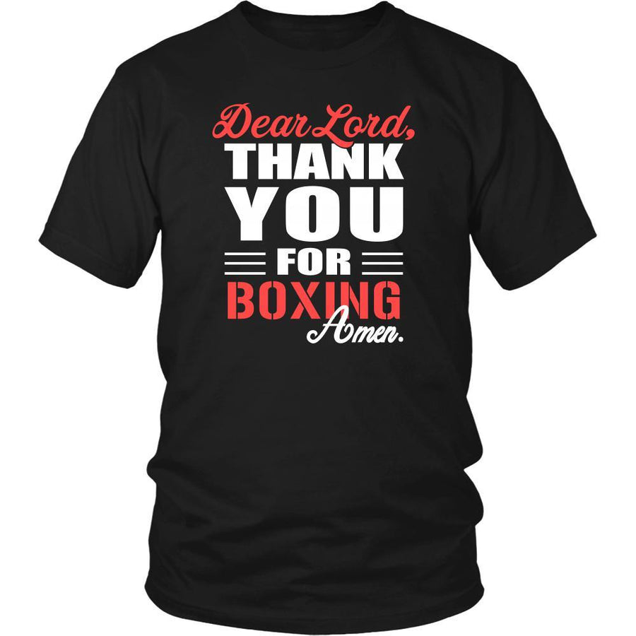 Boxing Shirt - Dear Lord, thank you for Boxing Amen- Sport-T-shirt-Teelime | shirts-hoodies-mugs