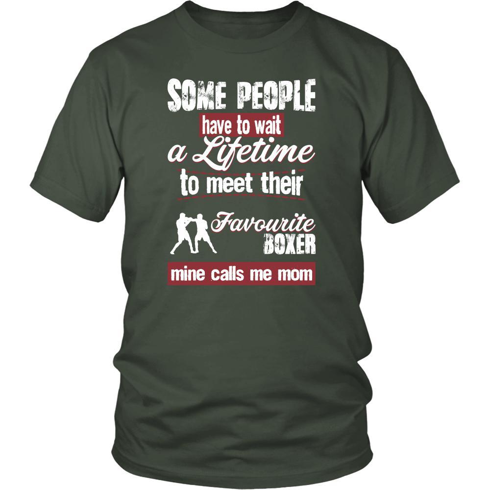 Boxing Shirt - Some people have to wait a lifetime to meet their favorite Boxing player mine calls me mom- Sport mother-T-shirt-Teelime | shirts-hoodies-mugs