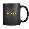Boxing Strong Is This One Boxer He Is 11oz Black Mug-Drinkware-Teelime | shirts-hoodies-mugs