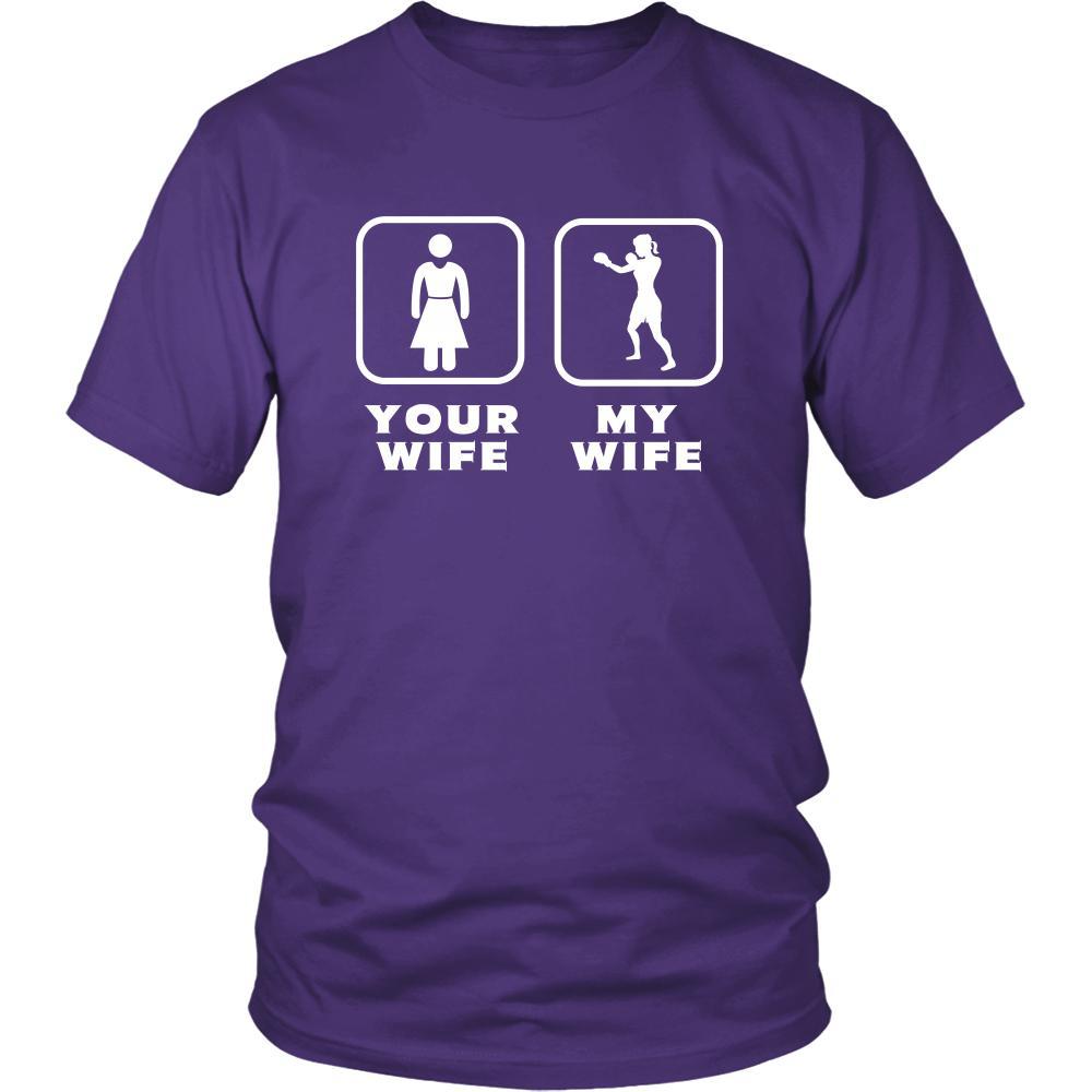 Boxing - Your wife My wife - Father's Day Sport Shirt-T-shirt-Teelime | shirts-hoodies-mugs