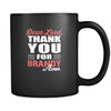 Brandy Dear Lord, thank you for Brandy Amen. 11oz Black Mug-Drinkware-Teelime | shirts-hoodies-mugs