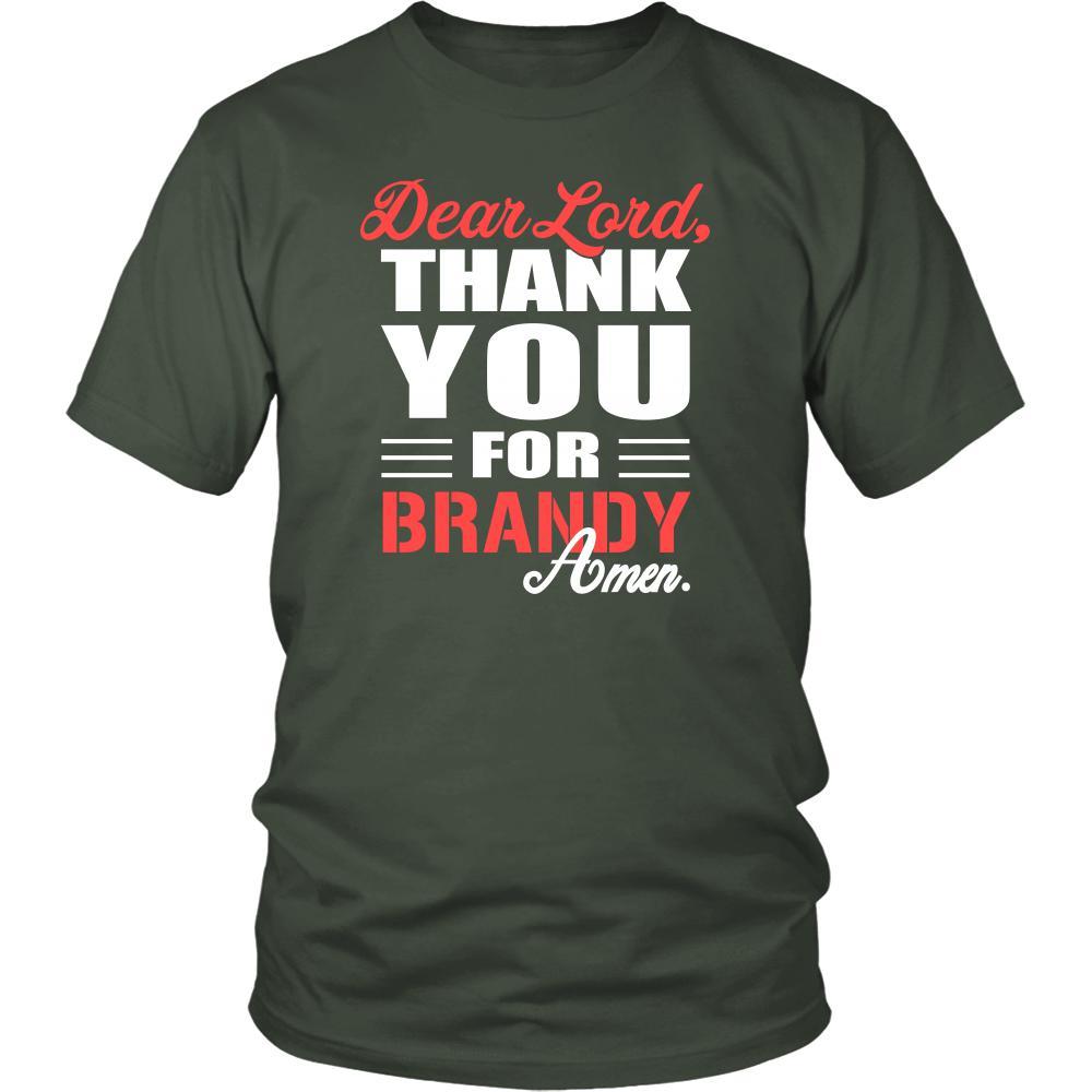 Brandy Shirt - Dear Lord, thank you for Brandy Amen- Drink Lover-T-shirt-Teelime | shirts-hoodies-mugs