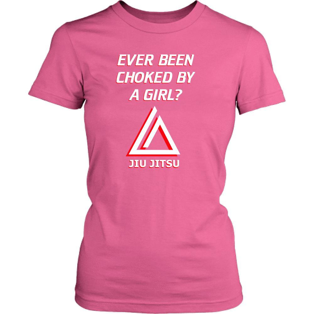 Brazilian Jiu Jitsu Kids T Shirt - Ever been choked by a girl?