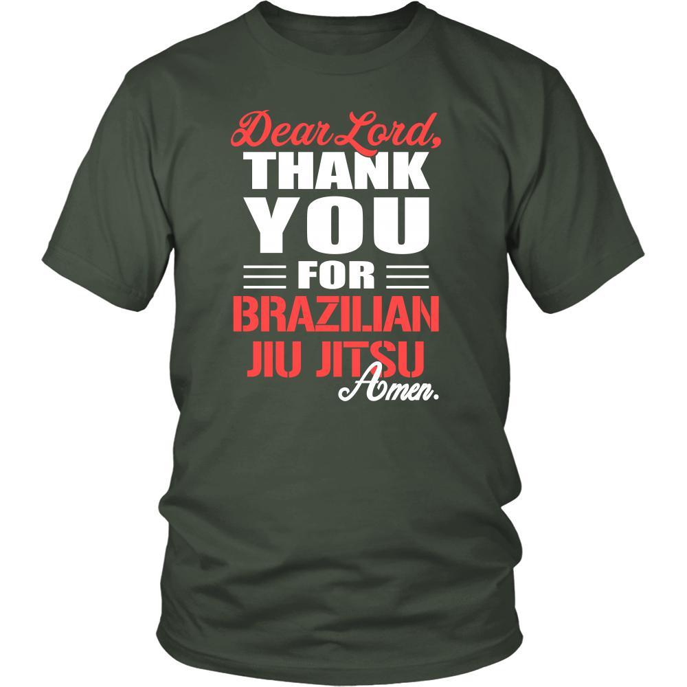 Brazilian jiu jitsu Shirt - Dear Lord, thank you for Brazilian jiu jitsu Amen- Sport-T-shirt-Teelime | shirts-hoodies-mugs