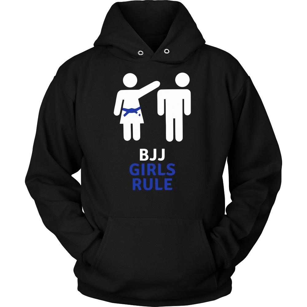 Brazilian Jiu Jitsu T Shirt - BJJ Girls Rule-T-shirt-Teelime | shirts-hoodies-mugs