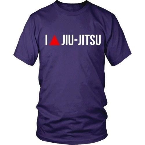 Brazilian Jiu Jitsu T Shirt - I Love Jiu Jitsu T Shirt-T-shirt-Teelime | shirts-hoodies-mugs