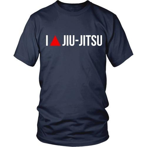 Brazilian Jiu Jitsu T Shirt - I Love Jiu Jitsu T Shirt-T-shirt-Teelime | shirts-hoodies-mugs