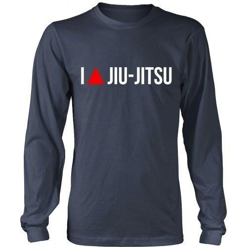 Brazilian Jiu Jitsu T Shirt - I Love Jiu Jitsu T Shirt-T-shirt-Teelime | shirts-hoodies-mugs