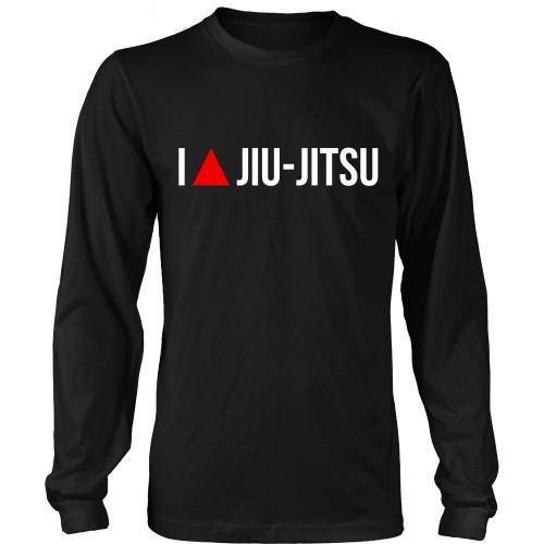 Brazilian Jiu Jitsu T Shirt - I Love Jiu Jitsu T Shirt-T-shirt-Teelime | shirts-hoodies-mugs
