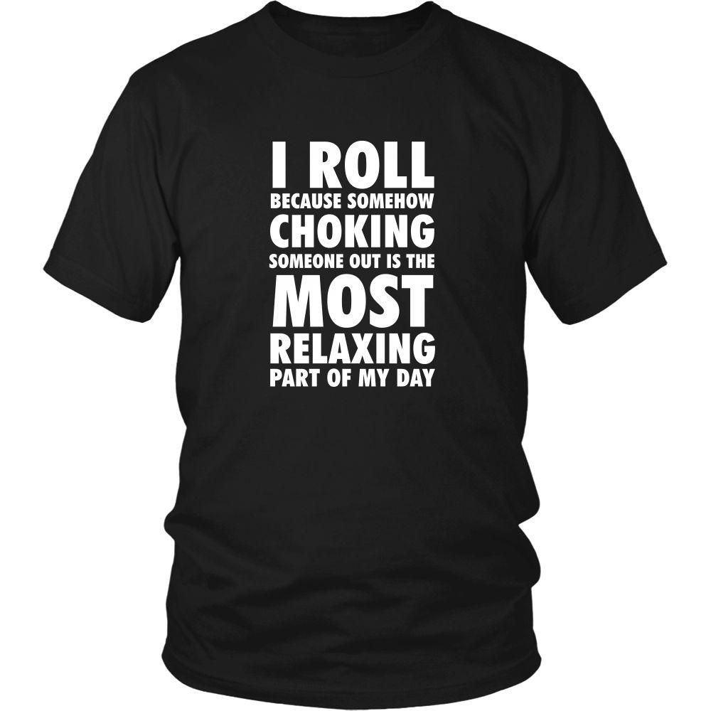 Brazilian Jiu-Jitsu T Shirt - I Roll-T-shirt-Teelime | shirts-hoodies-mugs